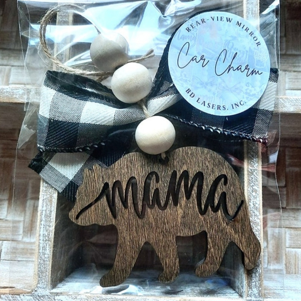 "Mama - Bear" Car Charm